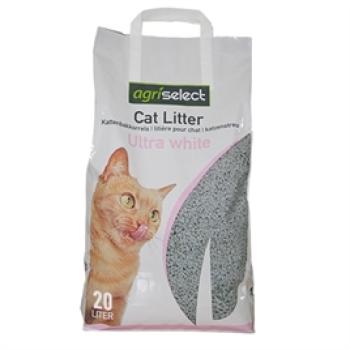Katzenstreu Ultraweiß 20 Liter Agriselect